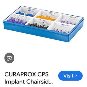 2 Curaprox kits CPS Chairside Boxes